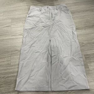 3/$25 ✺ Fashion Nova Grey Pencil Skirt Midi Slit Large